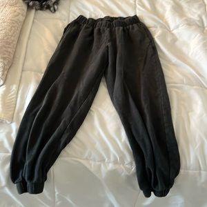 size XS brandy melville dark grey sweatpants